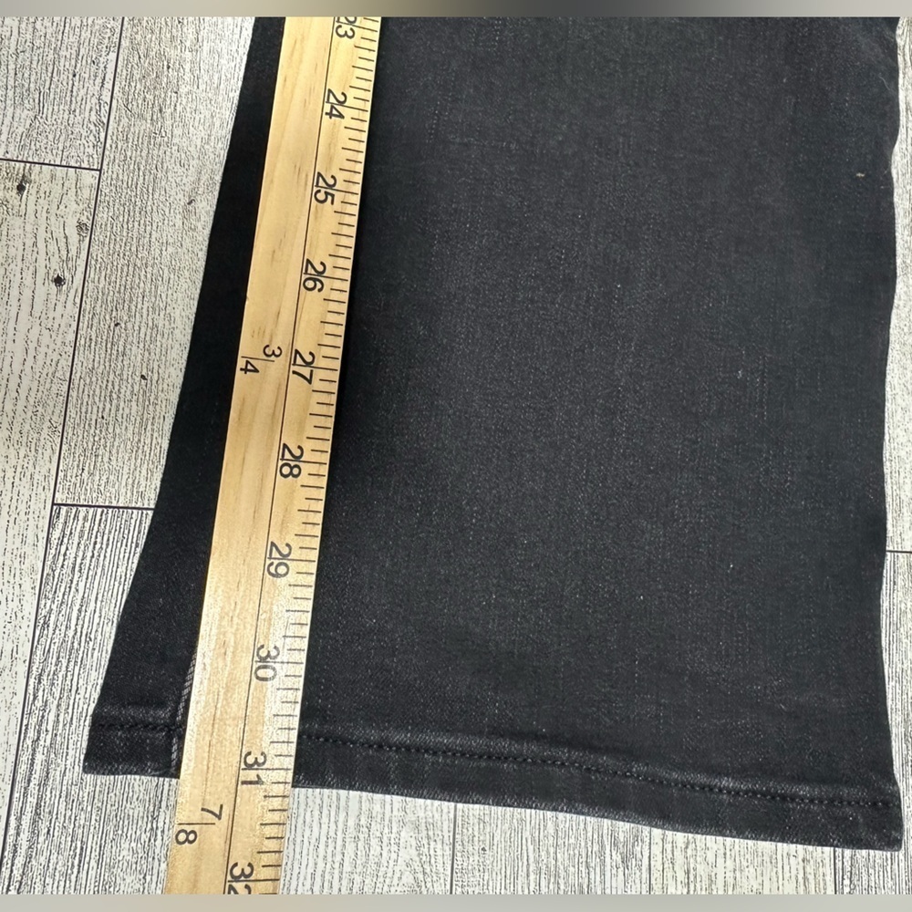 NYDJ Relaxed Straight Leg Black Jeans Womens Size 10 Denim Stretch - Picture 11 of 11